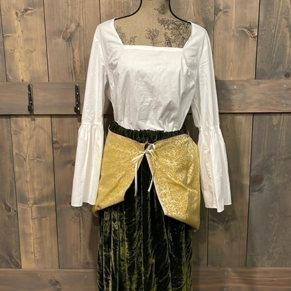 Handcrafted 3 piece upcycled/gypsy/pirate/medieval renaissance costume size S/M - Picture 4 of 16